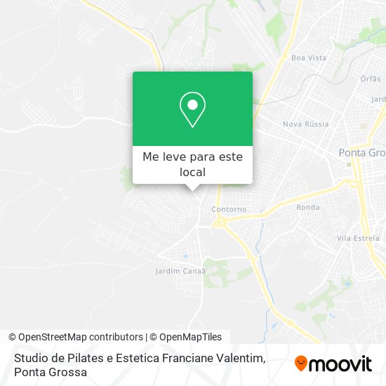 Studio de Pilates e Estetica Franciane Valentim mapa