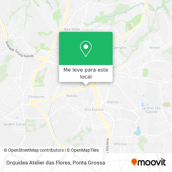 Orquidea Atelier das Flores mapa