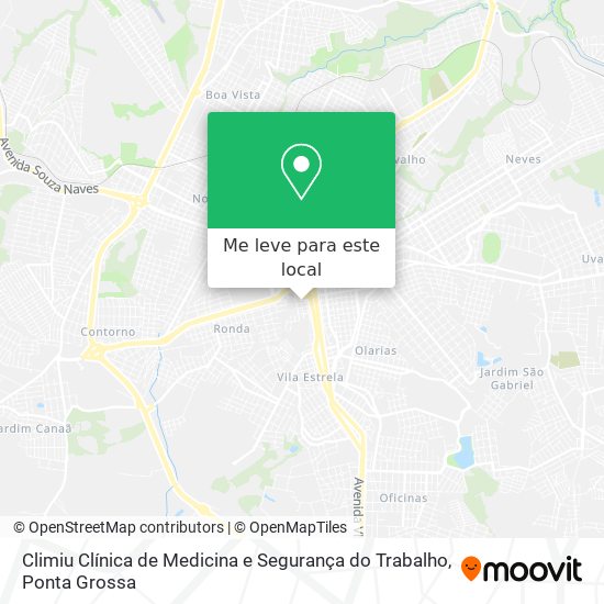 Climiu Clínica de Medicina e Segurança do Trabalho mapa