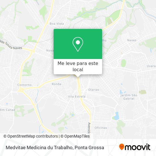 Medvitae Medicina du Trabalho mapa
