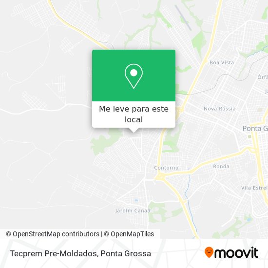 Tecprem Pre-Moldados mapa