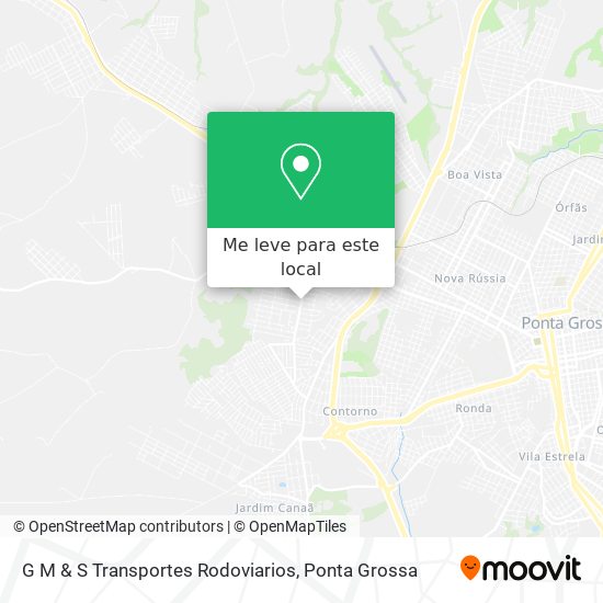 G M & S Transportes Rodoviarios mapa