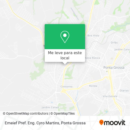 Emeief Pref. Eng. Cyro Martins mapa