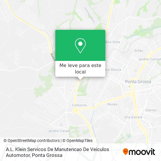 A.L. Klein Servicos De Manutencao De Veiculos Automotor mapa