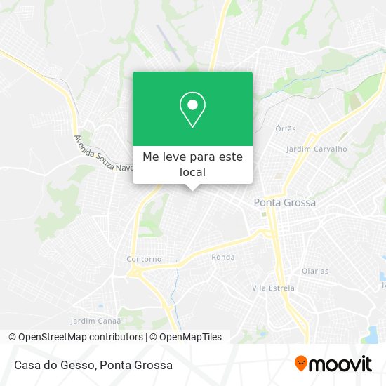 Casa do Gesso mapa