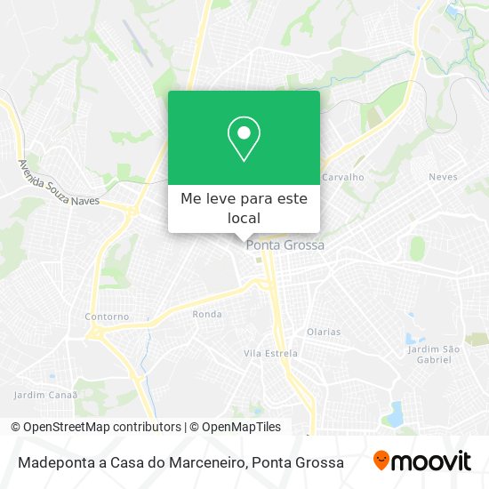 Madeponta a Casa do Marceneiro mapa