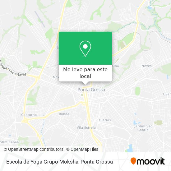 Escola de Yoga Grupo Moksha mapa