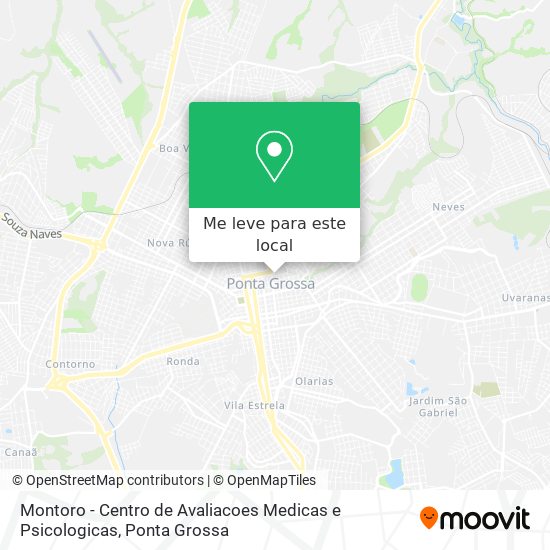 Montoro - Centro de Avaliacoes Medicas e Psicologicas mapa