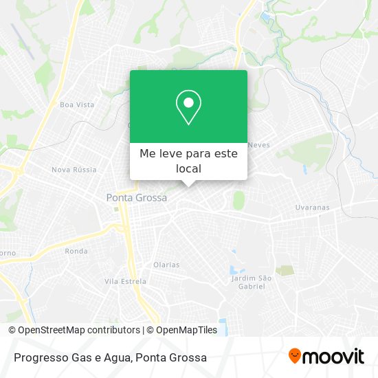 Progresso Gas e Agua mapa