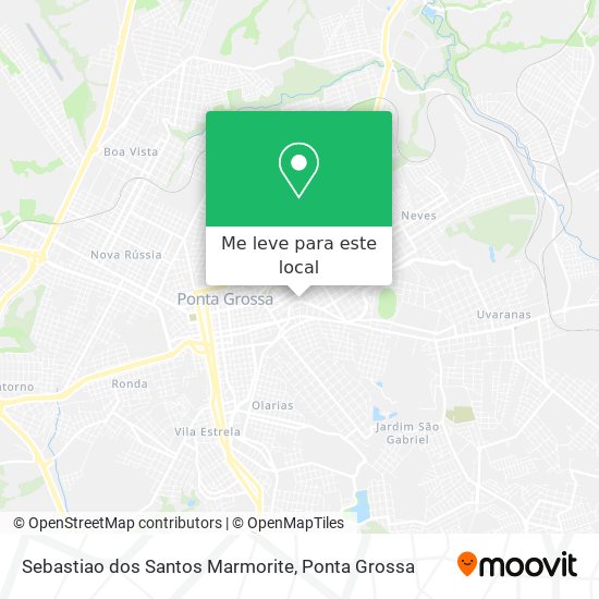 Sebastiao dos Santos Marmorite mapa