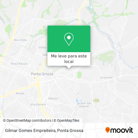 Gilmar Gomes Empreiteira mapa