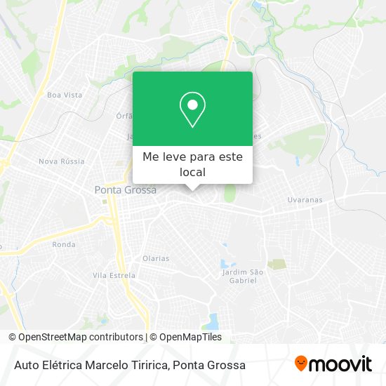 Auto Elétrica Marcelo Tiririca mapa