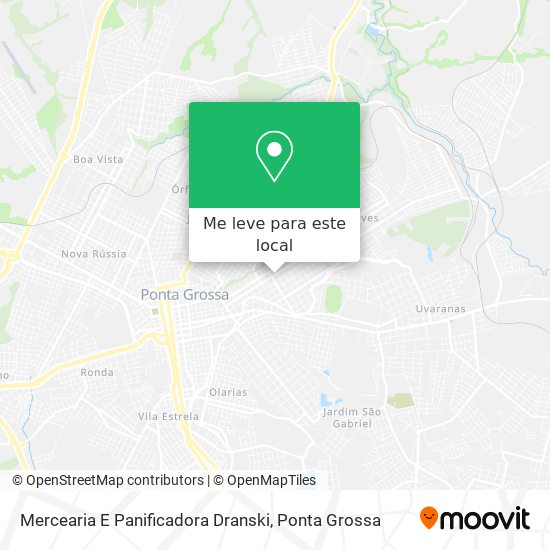 Mercearia E Panificadora Dranski mapa
