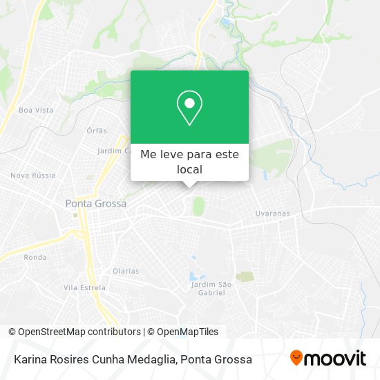 Karina Rosires Cunha Medaglia mapa