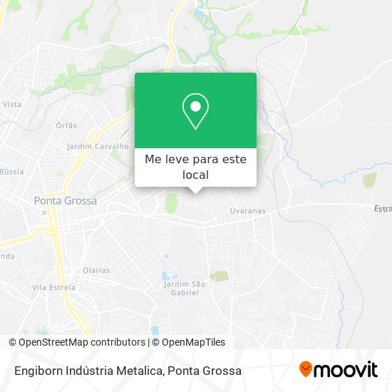 Engiborn Indústria Metalica mapa