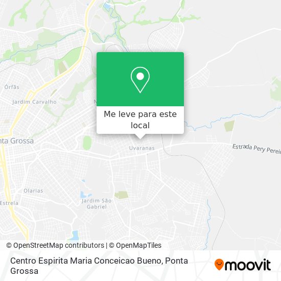 Centro Espirita Maria Conceicao Bueno mapa