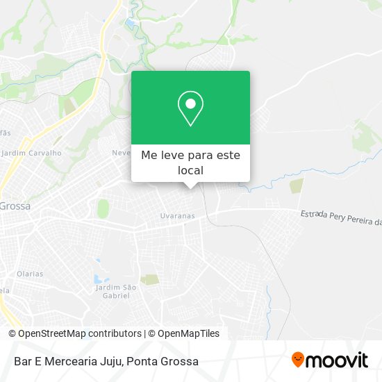 Bar E Mercearia Juju mapa