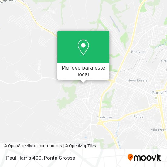 Paul Harris 400 mapa