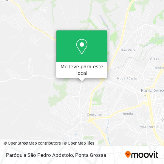 Paróquia São Pedro Apóstolo mapa