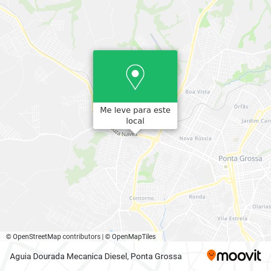 Aguia Dourada Mecanica Diesel mapa