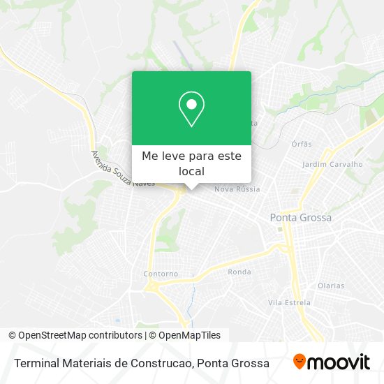 Terminal Materiais de Construcao mapa