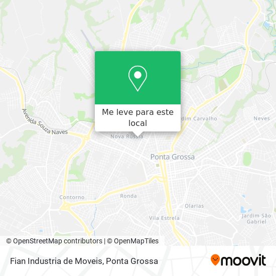 Fian Industria de Moveis mapa