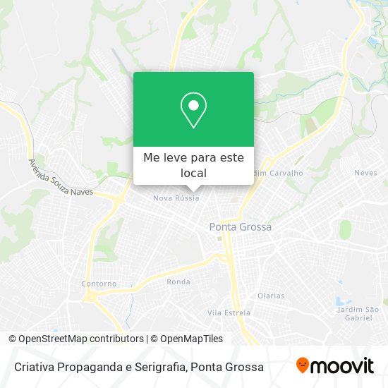 Criativa Propaganda e Serigrafia mapa
