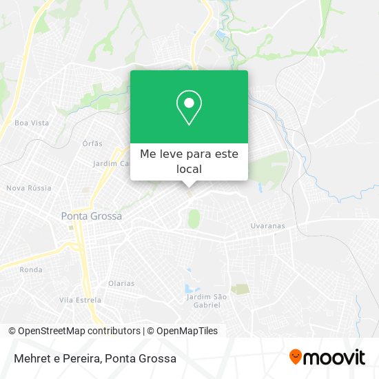 Mehret e Pereira mapa