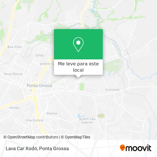 Lava Car Xodó mapa