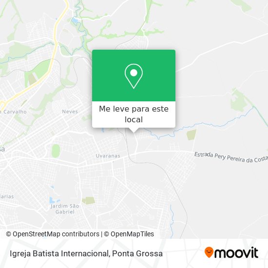 Igreja Batista Internacional mapa