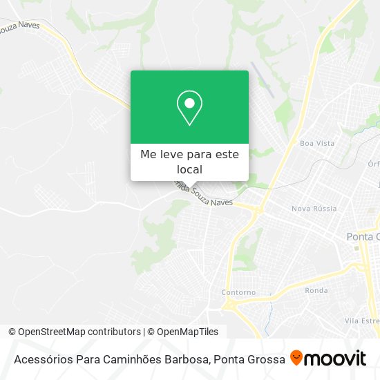 Acessórios Para Caminhões Barbosa mapa