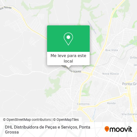 DHL Distribuidora de Peças e Serviços mapa