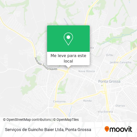 Serviços de Guincho Baier Ltda mapa