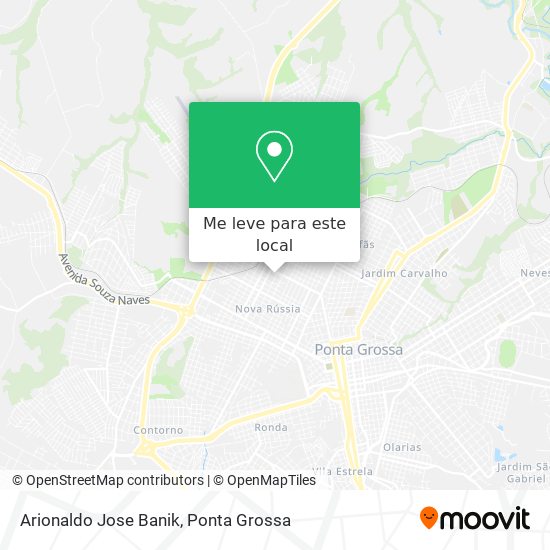 Arionaldo Jose Banik mapa
