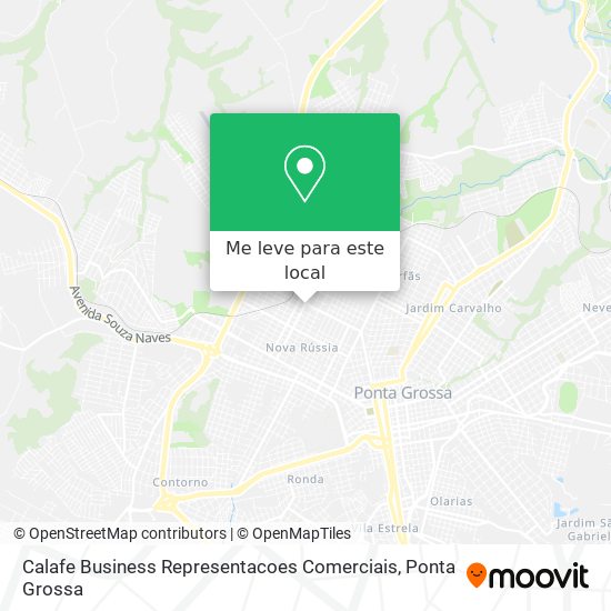 Calafe Business Representacoes Comerciais mapa