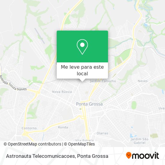 Astronauta Telecomunicacoes mapa