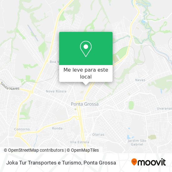 Joka Tur Transportes e Turismo mapa