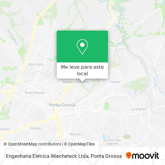 Engenharia Elétrica Wiecheteck Ltda mapa