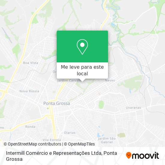 Intermill Comércio e Representações Ltda mapa