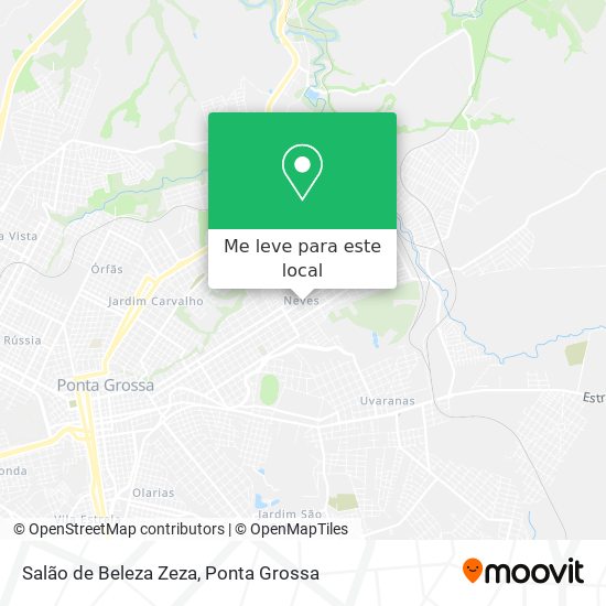 Salão de Beleza Zeza mapa