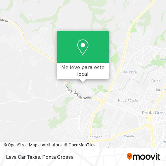 Lava Car Texas mapa