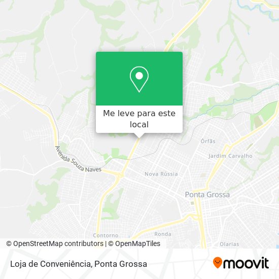 Loja de Conveniência mapa