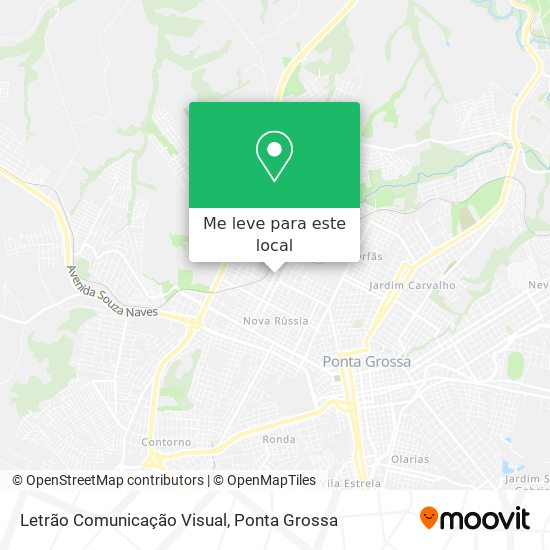 Letrão Comunicação Visual mapa