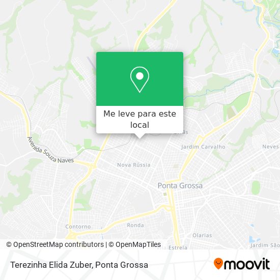 Terezinha Elida Zuber mapa