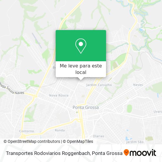 Transportes Rodoviarios Roggenbach mapa
