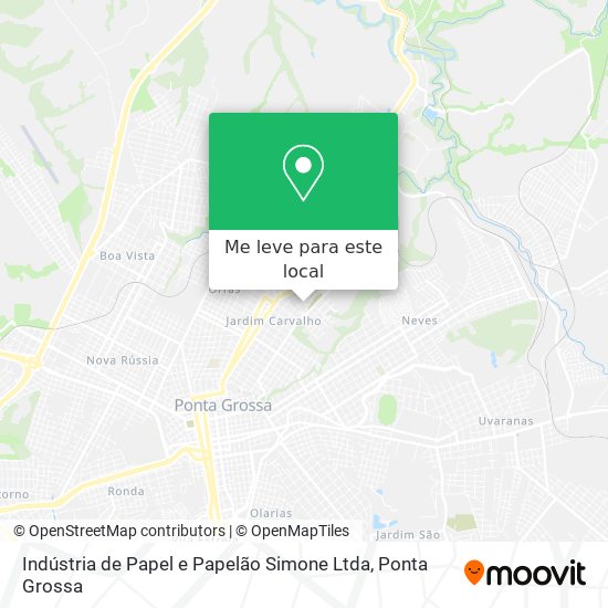Indústria de Papel e Papelão Simone Ltda mapa