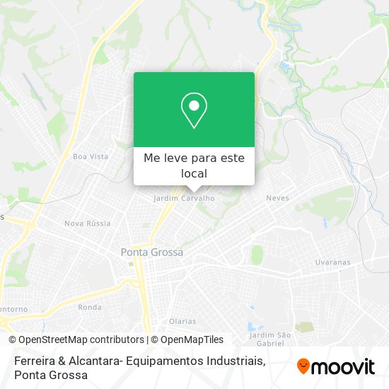 Ferreira & Alcantara- Equipamentos Industriais mapa
