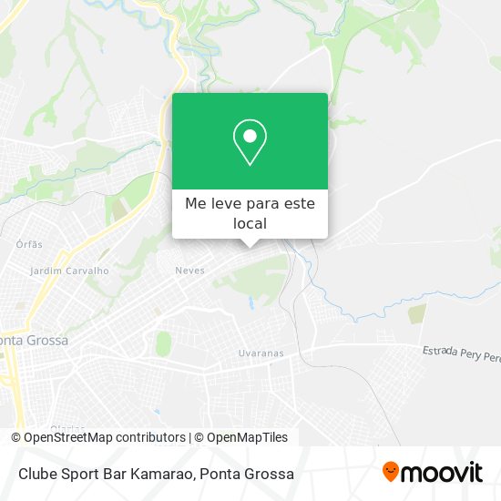 Clube Sport Bar Kamarao mapa
