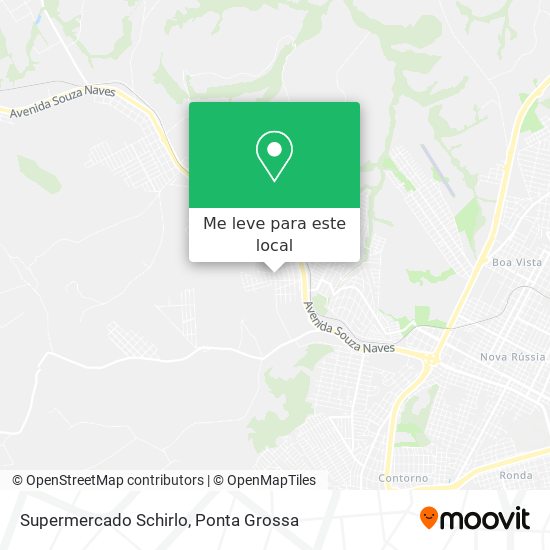 Supermercado Schirlo mapa