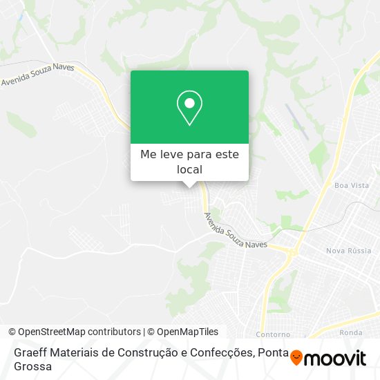 Graeff Materiais de Construção e Confecções mapa